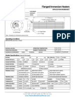 Flanged Immersion Heaters: Operating Conditions