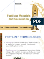 3.6.1 Fertilizer Materials