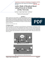 A Comparative Study of Broadcast Based Routing Protocols in Mobile Ad Hoc Networks