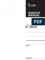 IC-M34 Service Manual