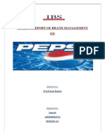 Project Report of Brand Management