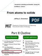 From Atoms To Solids: Jeffrey C. Grossman