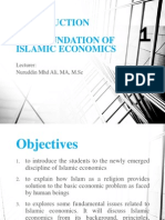 Class 1 - Introduction The Foundation of Islamic Economics