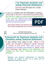 Framework For Business Analysis