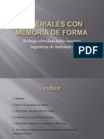 Materiales Con Memoria de Forma