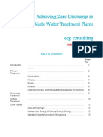 Achieving Zero Discharge in Industrial Waste Water Treatment Plants