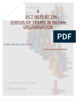 Status of Teans in Indian Organ Is at Ions