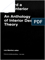 Anthology of Interior Design Theory