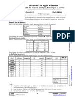 Université Cadi Ayyad Marrakech: Semestre 4 Toute Option