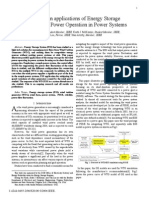 A Study On Applications of Energy Storage For The Wind Power Operation in Power Systems