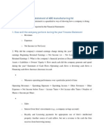 Analysis of Financial Statement