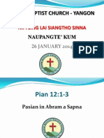 Tedim Baptist Church - Yangon: Nipi Zing Lai Siangtho Sinna