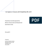 2011 Committee Rights of Persons With Disabilities Bill 2011 Bill Annexures Report - Report-Pwd