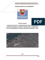 Analisis de Peligro y Vulnerabilidad Barranco
