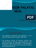 Posterior Palatal Seal