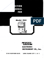 EICO 944 Manual - PDF Probador Transfor