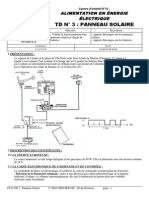 C 12 TD3 Panneau Solaire