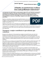 Do Lower Speed Limits On Motorways Reduce Fuel Consumption and Pollutant Emissions - European Environment Agency (EEA)