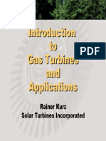 To Gas Turbines and Applications