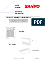 Air Conditioning Sanyo Service Manual SAP FR99E FTR129E