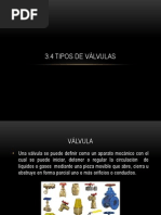 3.4 Tipos de Valvulas