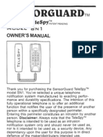 Telesp$ Tent: Owner'S Manual