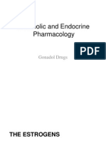 Metabolic and Endocrine Pharmacology: Gonadol Drugs