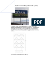 Wind Actions On Signboards According To Eurocode 1 Part 4