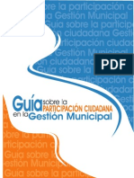 Guia Participación Ciudadana FEDOMU