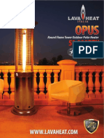 Lava Heat Italia - Opus Patio Heater - Owners Manual