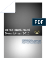 Brent Smith Email Newsletters 2011