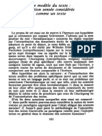 Ricoeur - Le Modele Du Texte PDF