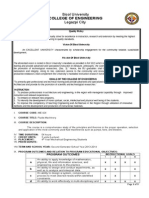 OBE Syllabus - ME 424 - Fluid Machinery