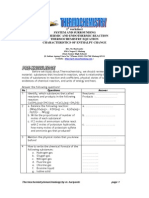 Worksheet Thermochemistry