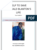 Reginald Blanton, Texas Deathrow Information Packet