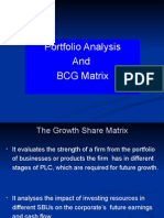 Portfolio Analysis BCG