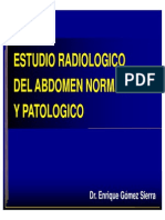 Radiología Del Abdomen Normal y Patologico