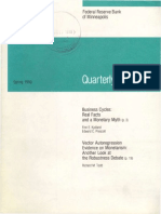 Business Cycles: Real Facts and A Monetary Myth (P. 3) : Finn E. Kydland Edward C. Prescott