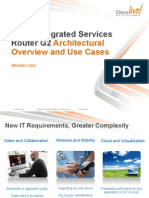 Cisco Integrated Services Router G2: Architectural Overview and Use Cases