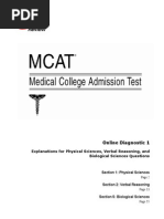 Solutions To MCAT TPR Practice Test 1 23690