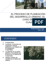 Proceso de Planeación Del Desarrollo Urbano, El Caso de Cuajimalpa DF