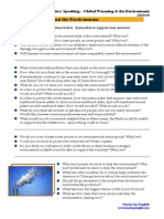 ESL Discussion Questions Advanced Global Warming