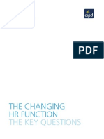 Changing HR Functions