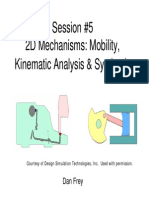 Elements of Mechanical Design - Mechanisms (2D Kinematic Analysis)