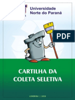 Cartilha Da Coleta Seletiva