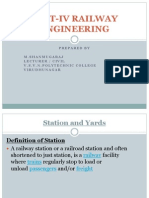 Unit-IV Railway Engineering