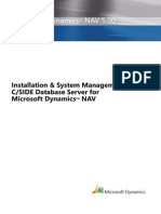 Navision Standard System Admin Manual