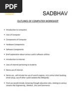 Sadbhav: Outlines of Computer Workshop