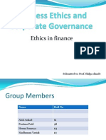 Business Ethics and Corporate Governance