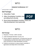 Ninth WTO Ministerial Conference: 5-7 December 2013 Bali Package